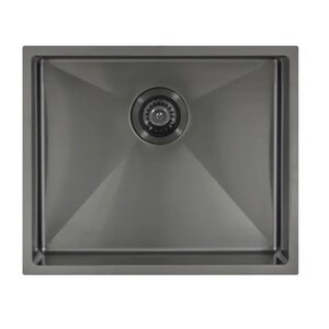 Изображение товара Кухонная мойка Seaman Eco Marino SME-530-GL.A 53 см светлая оружейная сталь PVD