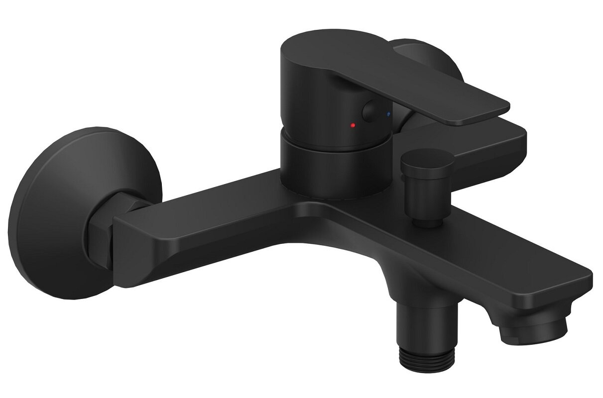 Изображение товара Смеситель Ravak Solar SL 022.20BL X070491 для ванны и душа, черный