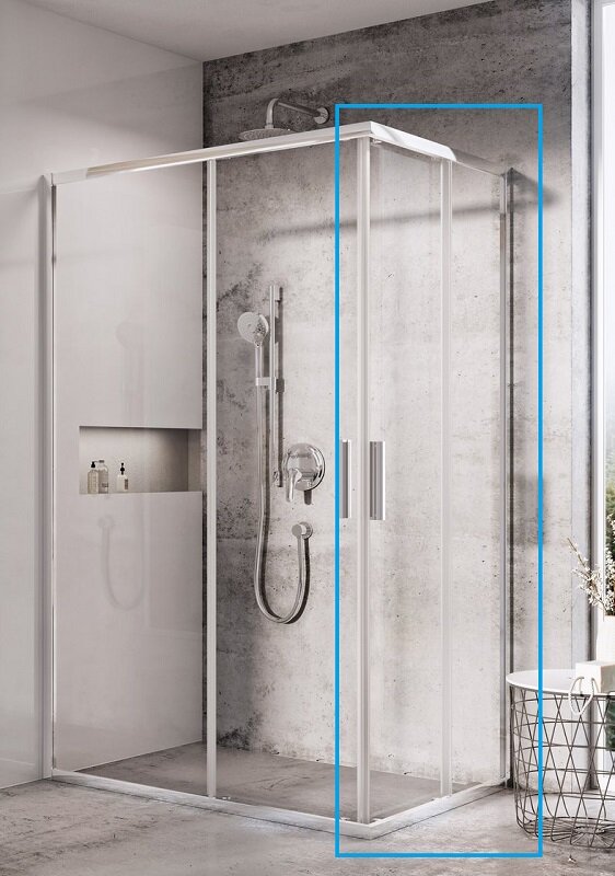 Изображение товара Душевая дверь Ravak Blix Slim 100 см прозрачное стекло хром профиль