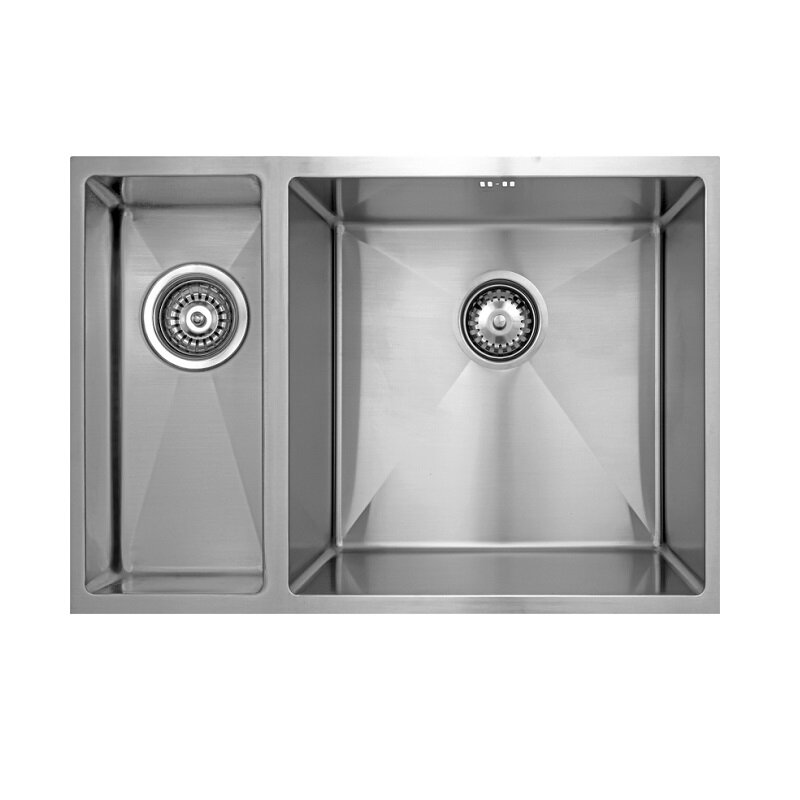 Изображение товара Кухонная мойка Seaman Eco Marino SME-635DL.A/SME-635DR.A, 64 см, малая чаша справа/слева, нержавеющая сталь