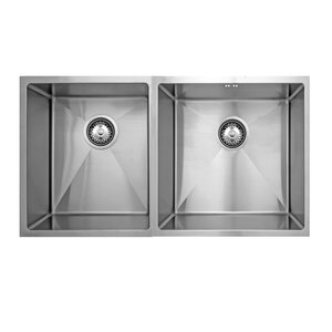 Изображение товара Кухонная мойка Seaman Eco Marino SME-805DL.A/SME-805DR.A, 80 см, дополнительная чаша справа/слева, нержавеющая сталь