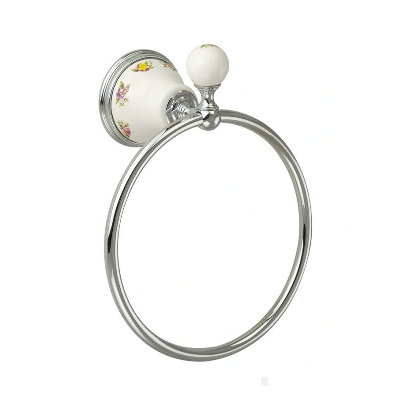 Изображение товара Полотенцедержатель Migliore Provance 17661 19 см хром белый настенный