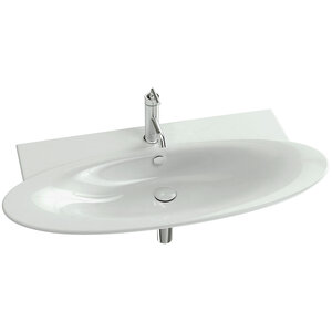 Изображение товара Раковина Jacob Delafon Presquile E4436-00, 100 см, фарфор, цвет белый