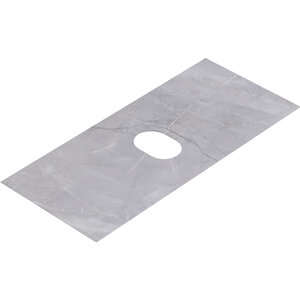 Изображение товара Столешница Aqwella Geometria STG1014X456GS, 100 см, керамогранит, цвет серый камень