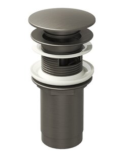 Изображение товара Донный клапан Ravak X03048 для раковины, ClickClack/стационарный, графит