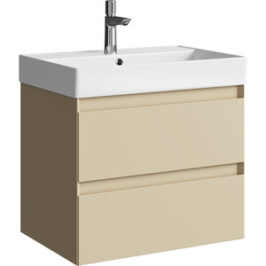 Изображение товара Тумба под раковину Aqwella Geometria GE01652MD, 65 см, подвесная, цвет морская дюна