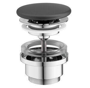 Изображение товара Донный клапан Ravak Flat X01921 для раковины, черный матовый