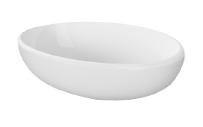 Изображение товара Раковина накладная Sanita Luxe Ringo У84088, фарфор, 53х34 см, белая