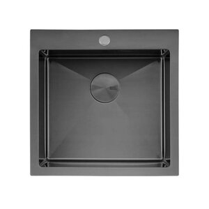 Изображение товара Кухонная мойка Seaman Eco Marino SMV-510-GL.A 50 см светлая оружейная сталь PVD