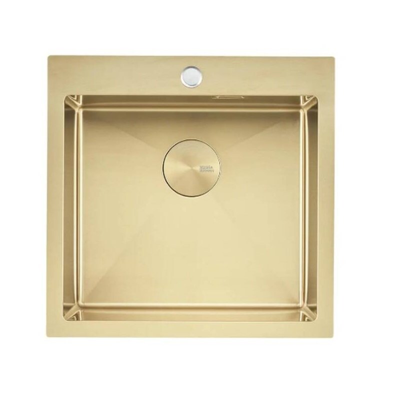 Изображение товара Кухонная мойка Seaman Eco Marino SMV-510-LG.A 50 см с PVD покрытием светлое золото