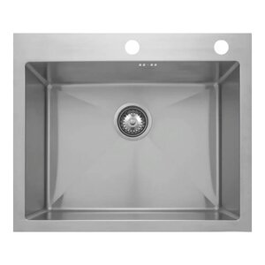 Изображение товара Кухонная мойка Seaman Eco Marino SMV-600.B, 60 см, два отверстия, нержавеющая сталь
