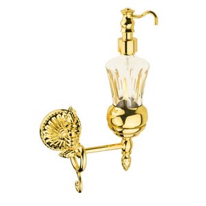 Изображение товара Дозатор жидкого мыла Migliore Versailles 32636, золотой настенный аксессуар