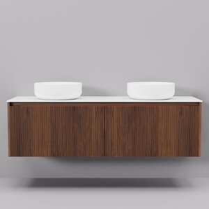 Изображение товара Тумба с раковиной ArtDecco Camilla ACM14W22D300, 140 см, черный орех