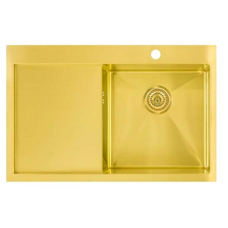 Изображение товара Кухонная мойка Seaman Eco Marino 78 см нержавеющая сталь с покрытием PVD