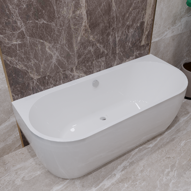 Изображение товара Акриловая ванна Радомир Вальс Макси 180x80 см с рамой и бесшовной панелью