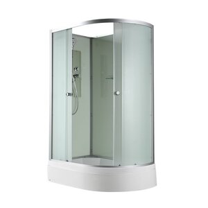 Изображение товара Душевая кабина AvaCan D3012LN/D3012RN 78029/78026, 120 x 80 см, без крыши, поддон средний, левая/правая, стекло матовое, профиль хром
