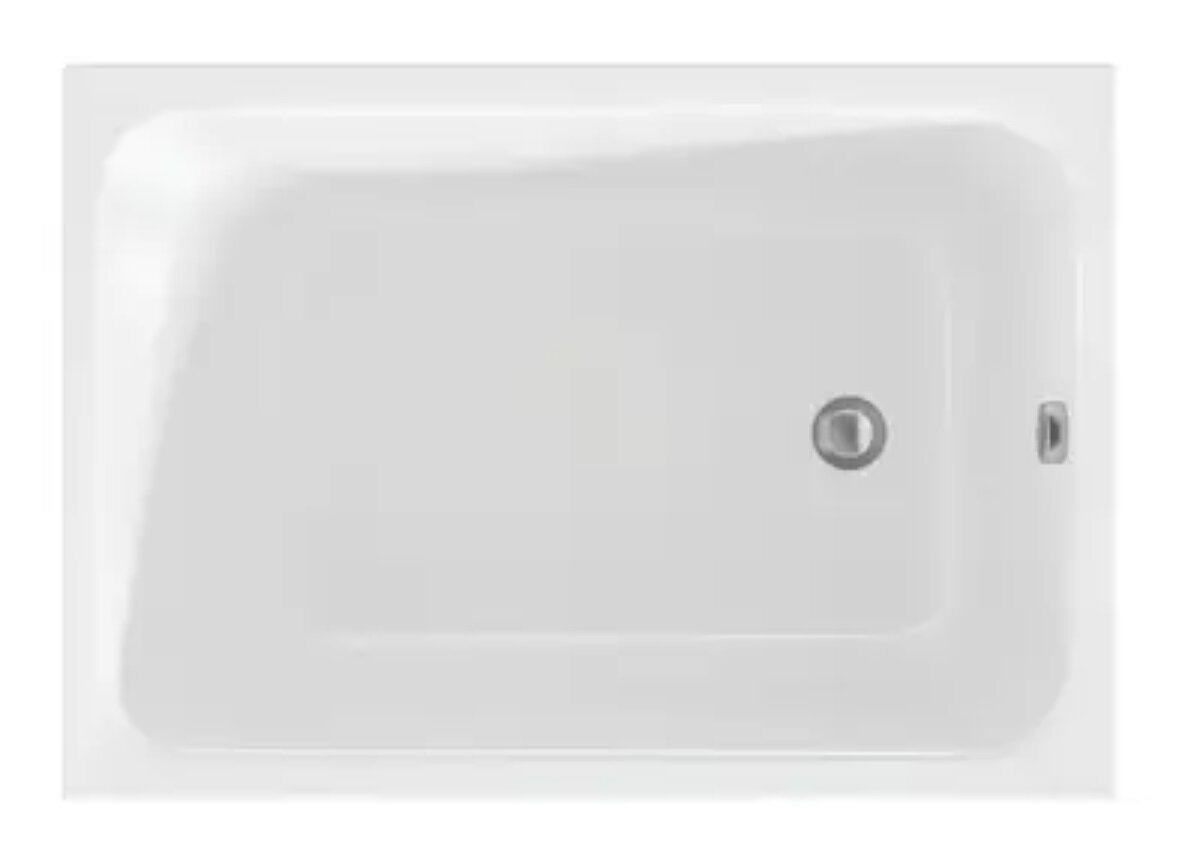 Изображение товара Акриловая ванна 1Marka Lett 01лет1070, размер 100x70 см, белая, встроенная