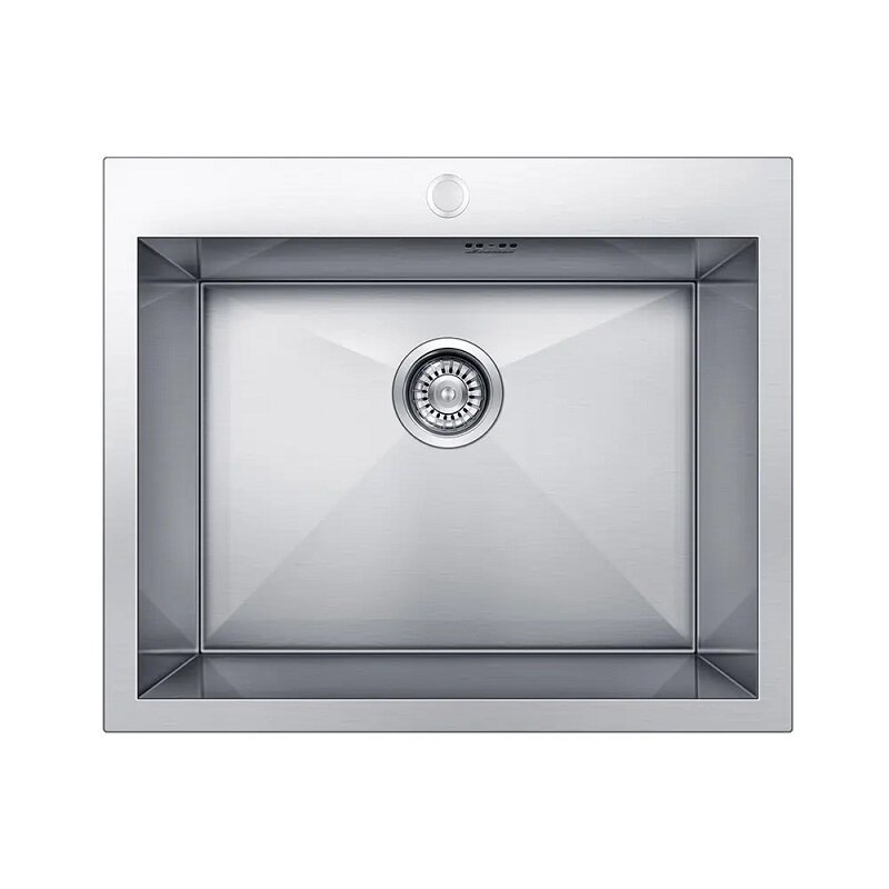 Изображение товара Кухонная мойка Seaman Eco Marino SMV-Z-600.A, 60 см, одно отверстие, нержавеющая сталь