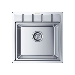 Изображение товара Кухонная мойка Seaman Eco Roma SMR-5050A, 50 см, нержавеющая сталь