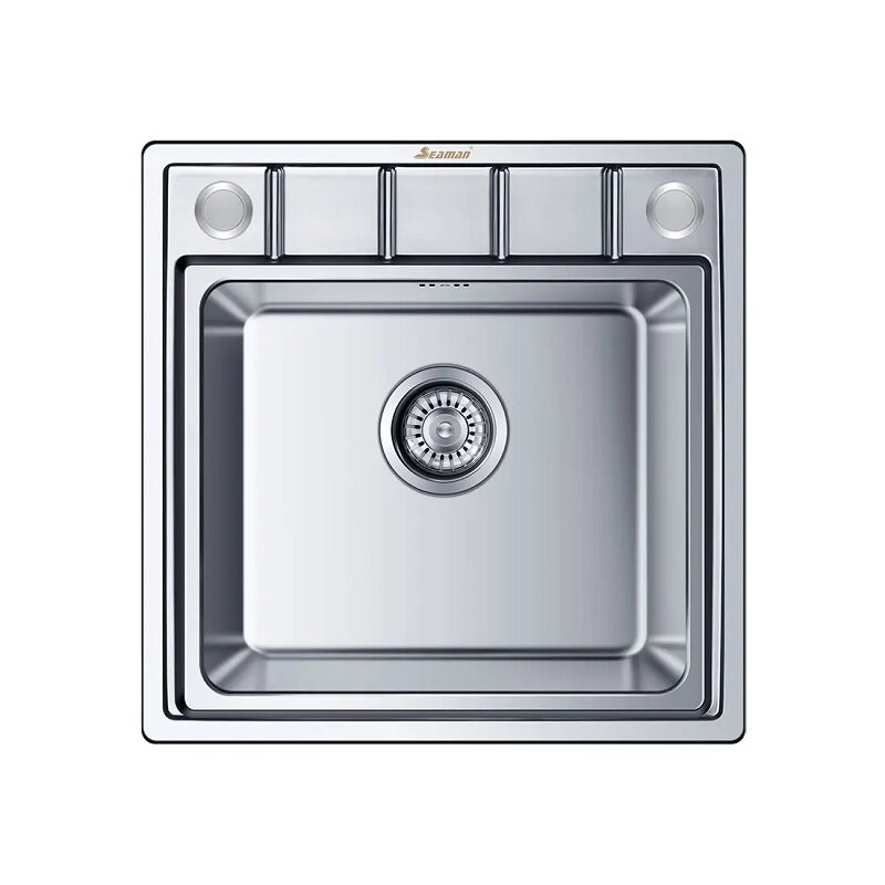Изображение товара Кухонная мойка Seaman Eco Roma SMR-5050A.B из нержавеющей стали 50 см