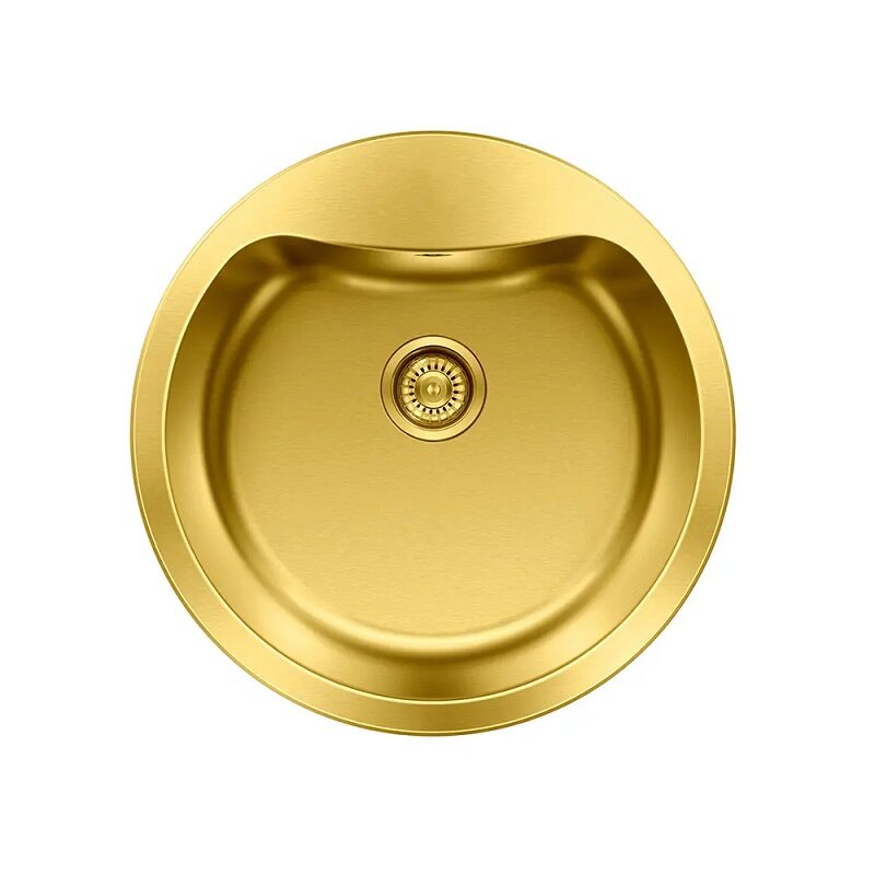 Изображение товара Кухонная мойка Seaman Eco Roma SMR-510A-GS.0 51 см золото сатин PVD