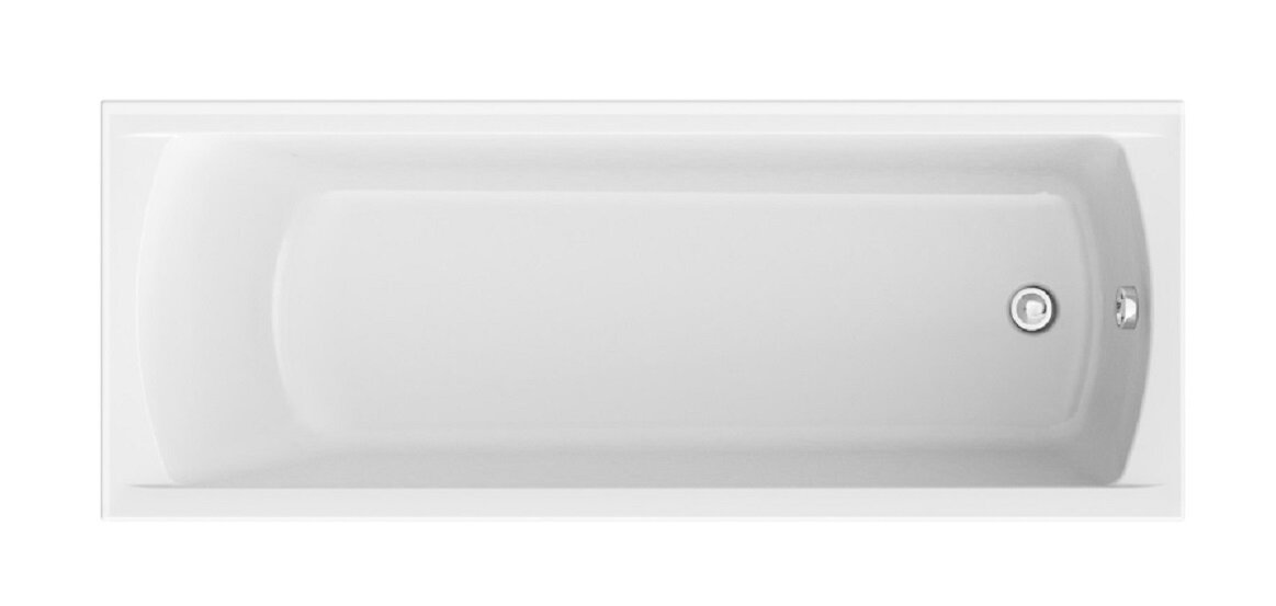Изображение товара Ванна акриловая 1Marka Modern 01мод16571кс+, 165 x 70 см, белый
