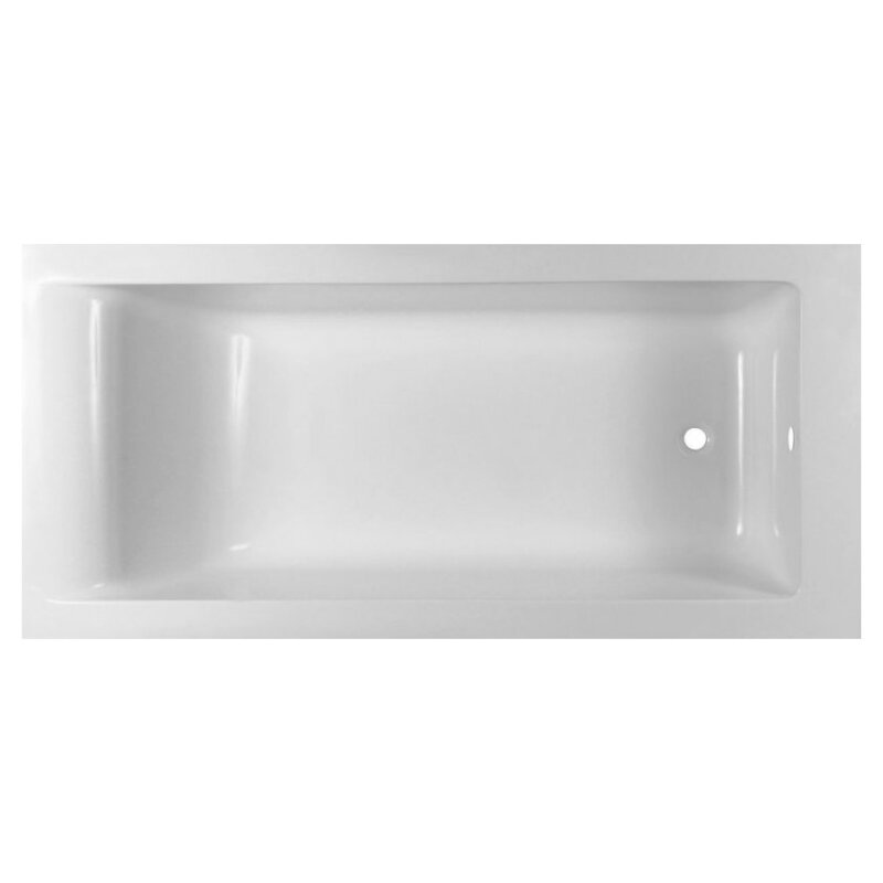Изображение товара Ванна из искусственного мрамора Aquanet Bright Stone 170х70 э0351315 цвет белый