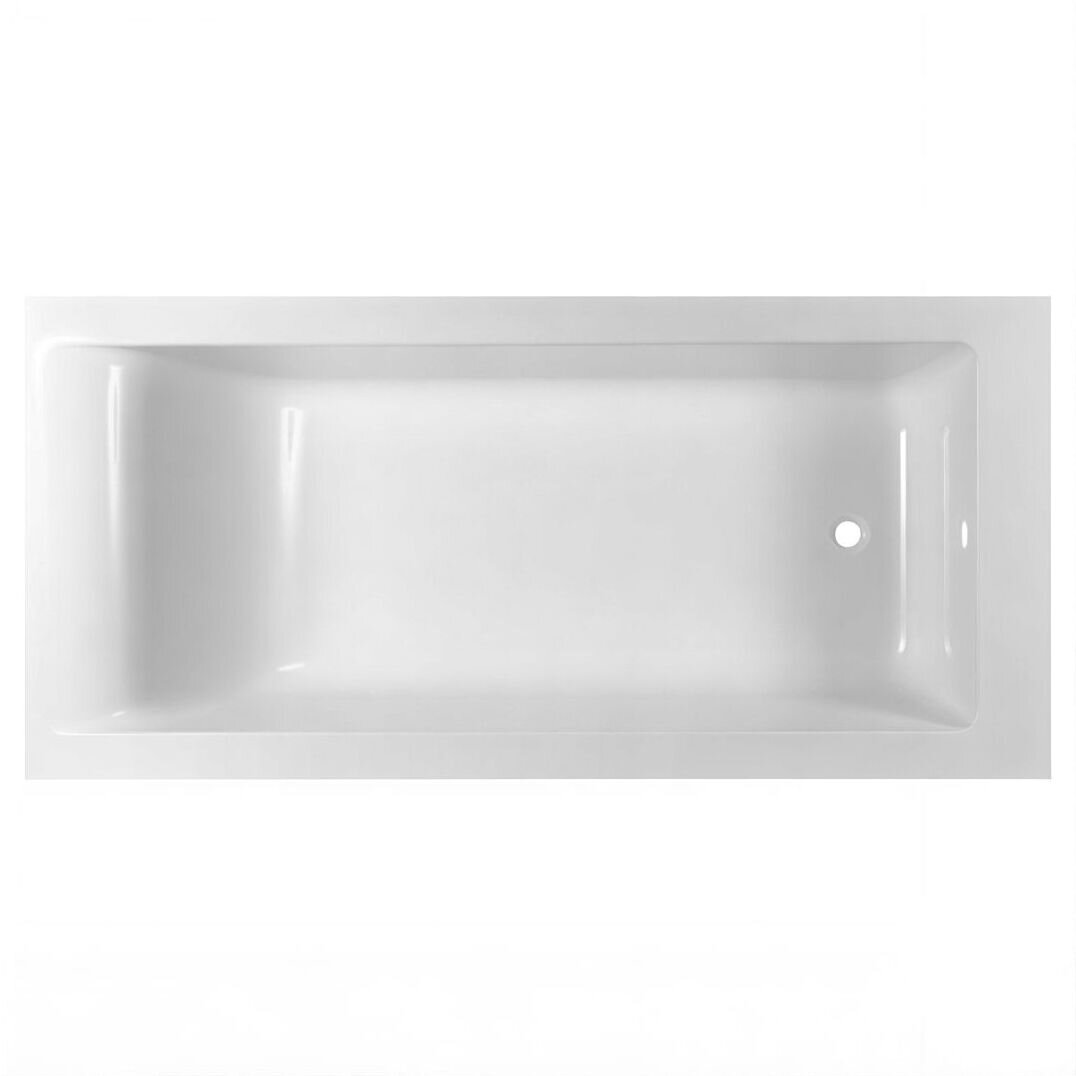 Изображение товара Ванна из искусственного мрамора Aquanet Bright Stone Slim AQ-00351315, 170 x 70 см, цвет белый