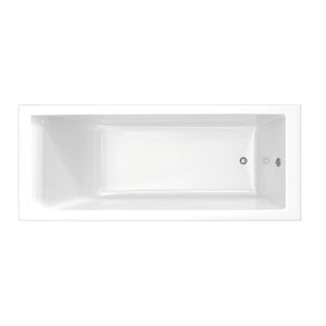 Изображение товара Ванна из искусственного камня Stworki Ольборг 170x70 см пристенная на ножках 576757 белая