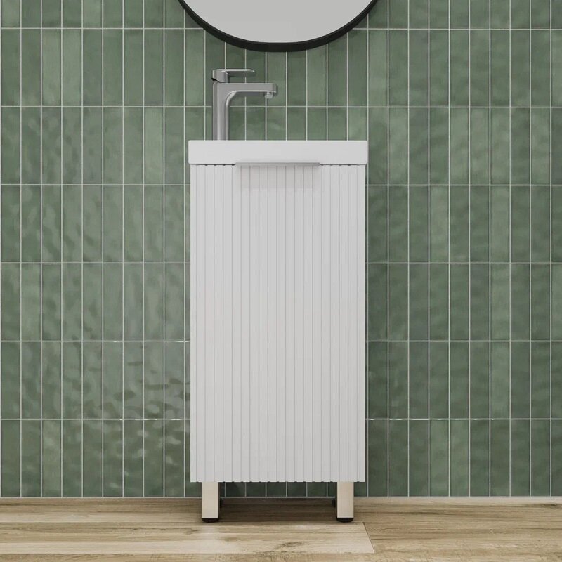 Изображение товара Тумба под раковину Style Line Соло ЛС-00002428, 40 см, цвет белый софт