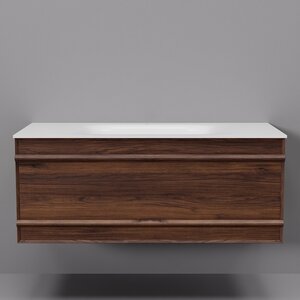 Изображение товара Тумба с раковиной Art Decco Bridget ABR10W22S100, 100 см, черный орех