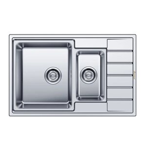 Изображение товара Кухонная мойка из нержавеющей стали Eco Roma SMR-7850B.0 78 см с двумя чашами