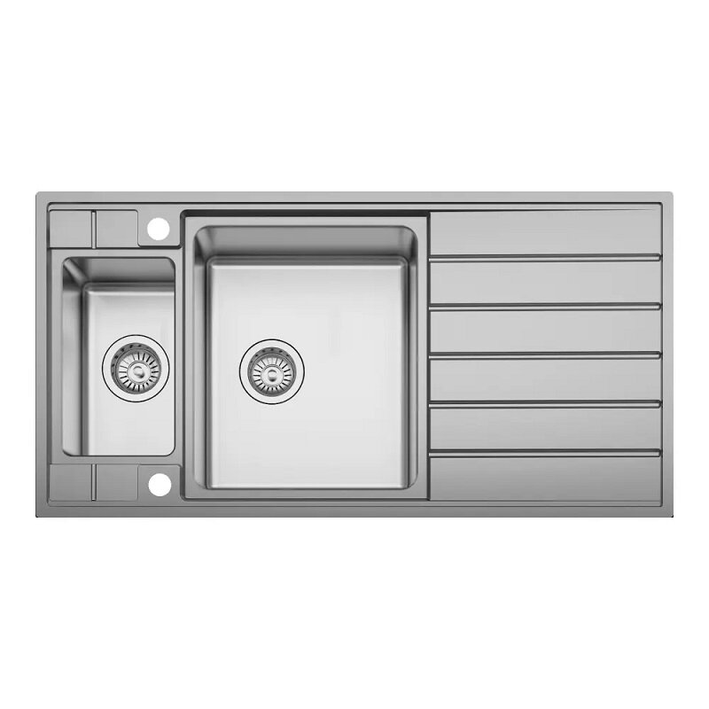 Изображение товара Кухонная мойка Seaman Eco Roma SMR-9750B2.B, 97 см из нержавеющей стали