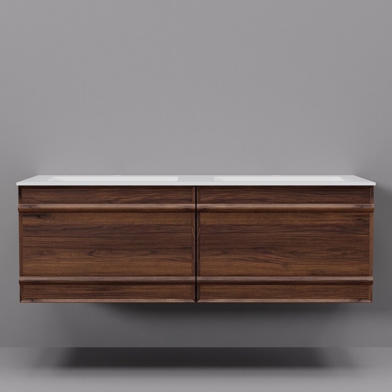 Изображение товара Тумба с раковиной ArtDecco Bridget ABR12W22D200, 120 см, черный орех Изображение товара Тумба с раковиной ArtDecco Bridget ABR12W22D200, 120 см, черный орех