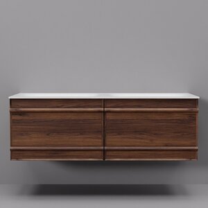 Изображение товара Тумба с раковиной Art Decco Bridget ABR12W22D100 120 см черный орех