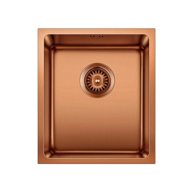 Изображение товара Кухонная мойка Seaman Eco Roma U SMR-4438A-RB.А 34 см красная бронза сатин PVD