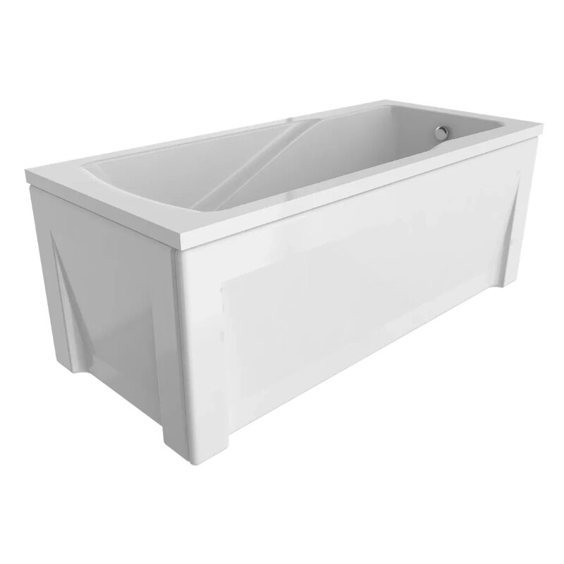 Изображение товара Акриловая ванна Timo HELLA1775-KT17-SPV1505-FP17H-TP75H, 170 х 75 см, цвет белый