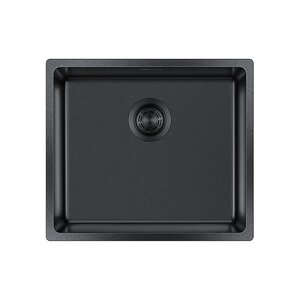 Изображение товара Кухонная мойка Seaman Eco Roma U SMR-4944A-GL светлая оружейная сталь 49 см