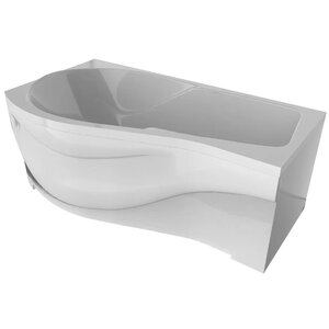 Изображение товара Акриловая ванна Timo VINO1590L-KTVINO15-SPV1505/VINO1590R-KTVINO15-SPV1505, 150 х 90 см, левая/правая, цвет белый