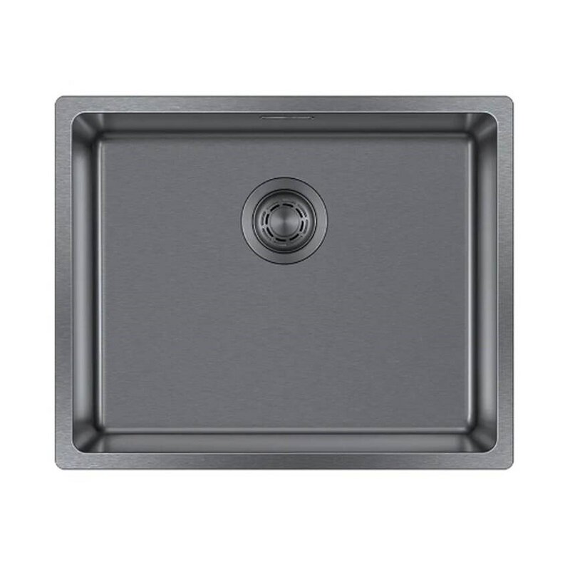 Изображение товара Кухонная мойка Seaman Eco Roma U SMR-5444A-GL 54 см светлая оружейная сталь PVD