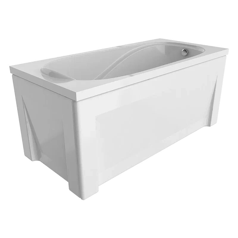 Изображение товара Акриловая ванна Timo KILO1570-KT15-SPV1505, 150 х 70 см, цвет белый