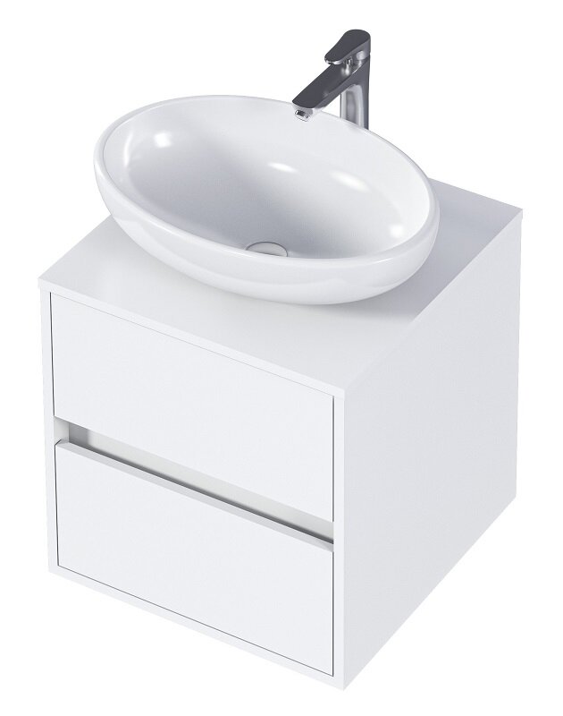 Изображение товара Тумба Veil 1Marka Подвесная 50x50 см Белый матовый