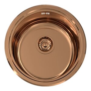 Изображение товара Кухонная мойка Seaman Eco Wien SWT-450A-CP.A, 45 см, цвет медь полированная PVD