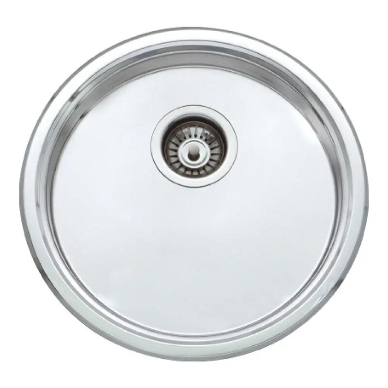 Изображение товара Кухонная мойка Seaman Eco Wien SWT-450B.A 45 см нержавеющая сталь круглая