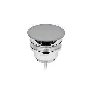 Изображение товара Донный клапан Kludi Rotexa 10471O2-00 для раковины с переливом светло-серый матовый