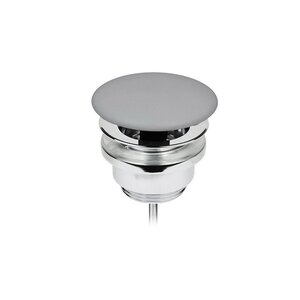 Изображение товара Донный клапан Kludi Rotexa 10470O2-00 для раковины, с переливом, цвет светло-серый матовый