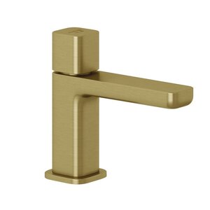 Изображение товара Кран на одну воду для раковины Kludi Renon 42118N075, золото брашированное
