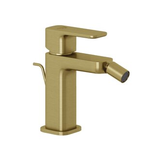 Изображение товара Смеситель Kludi Renon 42216N075 для биде, с донным клапаном, цвет золото брашированное