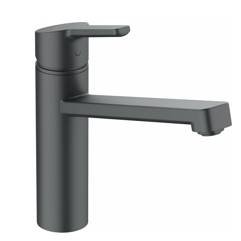 Изображение товара Смеситель для кухонной мойки Kludi M3 черный матовый однорычажный