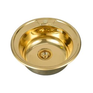 Изображение товара Кухонная мойка Seaman Eco Wien SWT-490-GP.А 49 см золото PVD